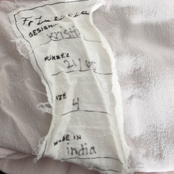 Free People FP Kristin's Limited Edition Mini Dress Beaded Black Rare Size 4 - Picture 16 of 16